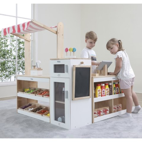 Viga Duży Zestaw Stragan Sklep Supermarket Viga Toys Viga Duży Zestaw Stragan Sklep Supermarket Viga Toys