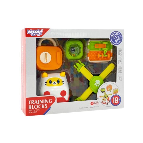 WOOPIE BABY Montessori Manipulacyjny Zestaw Konstrukcyjny Samochód Kotek 1 Woopie Baby WOOPIE BABY Montessori Manipulacyjny Zestaw Konstrukcyjny Samochód Kotek 1 Woopie Baby