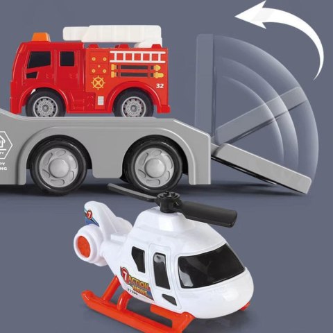 WOOPIE Czerwona Laweta Straży Pożarnej City Truck Efekty Dźwiękowe i Świetlne Woopie WOOPIE Czerwona Laweta Straży Pożarnej City Truck Efekty Dźwiękowe i Świetlne Woopie