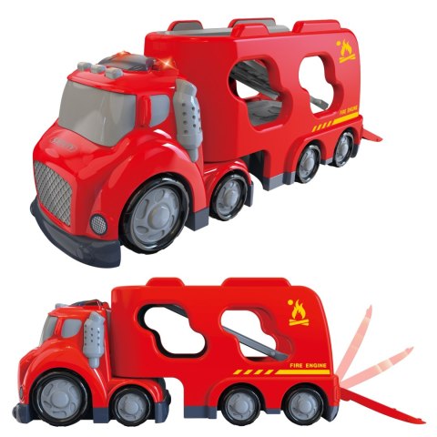 WOOPIE Duża Czerwona Laweta City Truck Efekty Dźwiękowe i Świetlne Woopie WOOPIE Duża Czerwona Laweta City Truck Efekty Dźwiękowe i Świetlne Woopie