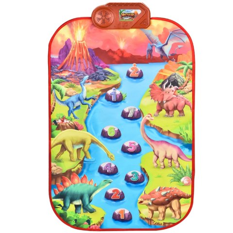 WOOPIE Duża Mata Muzyczna Pianino XL Dinozaury Interaktywna Woopie WOOPIE Duża Mata Muzyczna Pianino XL Dinozaury Interaktywna Woopie