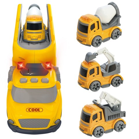 WOOPIE Duża Żółta Laweta City Truck Efekty Dźwiękowe i Świetlne Woopie WOOPIE Duża Żółta Laweta City Truck Efekty Dźwiękowe i Świetlne Woopie