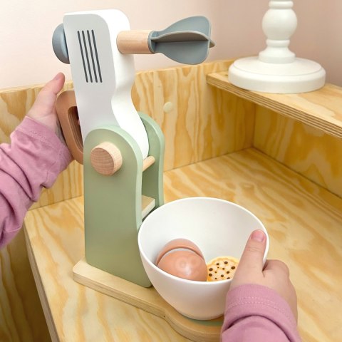 WOOPIE GREEN Drewniany Mikser Kuchenny Blender z Akcesoriami 11 el. Woopie Let's Go Green WOOPIE GREEN Drewniany Mikser Kuchenny Blender z Akcesoriami 11 el. Woopie Let's Go Green