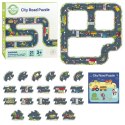 WOOPIE GREEN Droga Puzzle dla Dzieci Autostrada Makieta 21 el. Certyfikat FSC Woopie Let's Go Green