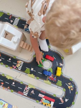 WOOPIE GREEN Droga Puzzle dla Dzieci Autostrada Makieta 21 el. Certyfikat FSC Woopie Let's Go Green