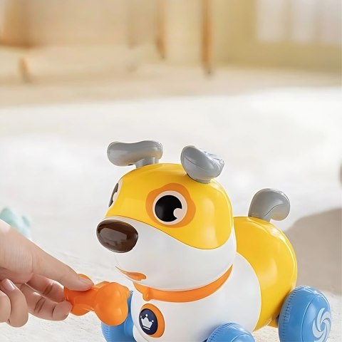 WOOPIE Interaktywny Piesek 2w1 Pchacz Szczekający 360° 6m+ Woopie WOOPIE Interaktywny Piesek 2w1 Pchacz Szczekający 360° 6m+ Woopie