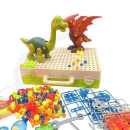 WOOPIE Klocki Konstrukcyjne Dinozaury do Skręcenia Zestaw 3D Woopie