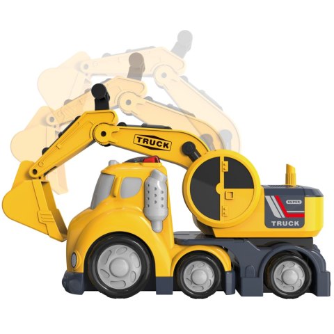 WOOPIE Koparka City Truck Efekty Dźwiękowe i Świetlne Woopie WOOPIE Koparka City Truck Efekty Dźwiękowe i Świetlne Woopie
