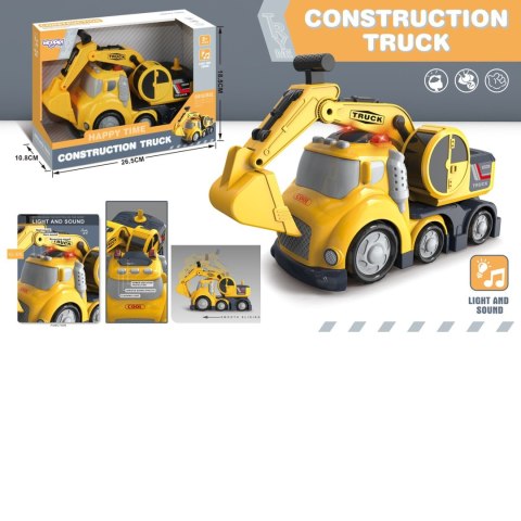 WOOPIE Koparka City Truck Efekty Dźwiękowe i Świetlne Woopie WOOPIE Koparka City Truck Efekty Dźwiękowe i Świetlne Woopie