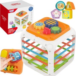 WOOPIE Kostka Edukacyjna Sorter 4w1 Kształty 18m+ Woopie