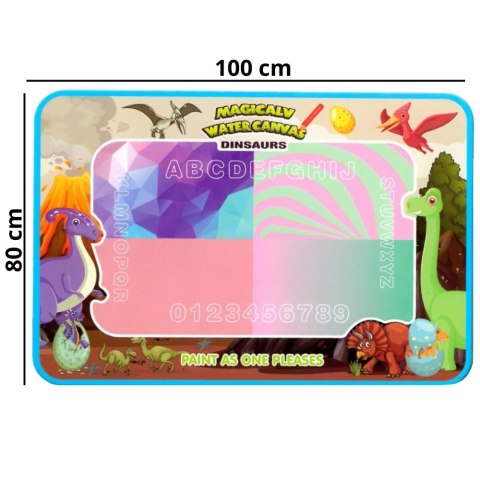 WOOPIE Magiczna Mata Wodna do Malowania XXL Pieczątki Cyferki 100x80 cm Woopie WOOPIE Magiczna Mata Wodna do Malowania XXL Pieczątki Cyferki 100x80 cm Woopie