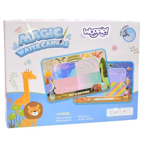 WOOPIE Magiczna Mata Wodna do Malowania XXL Pieczątki Cyferki 100x80 cm Woopie WOOPIE Magiczna Mata Wodna do Malowania XXL Pieczątki Cyferki 100x80 cm Woopie