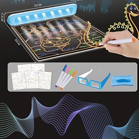 WOOPIE Magnetyczna Tablica 3D Podświetlenie LED do Rysowania Woopie WOOPIE Magnetyczna Tablica 3D Podświetlenie LED do Rysowania Woopie