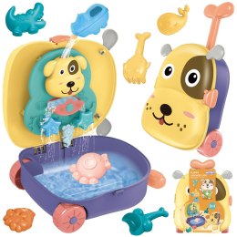 WOOPIE Zestaw do Piasku 3w1 Walizka Piesek + Zabawka Wodna - 8 szt. Woopie
