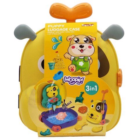 WOOPIE Zestaw do Piasku 3w1 Walizka Piesek + Zabawka Wodna - 8 szt. Woopie WOOPIE Zestaw do Piasku 3w1 Walizka Piesek + Zabawka Wodna - 8 szt. Woopie