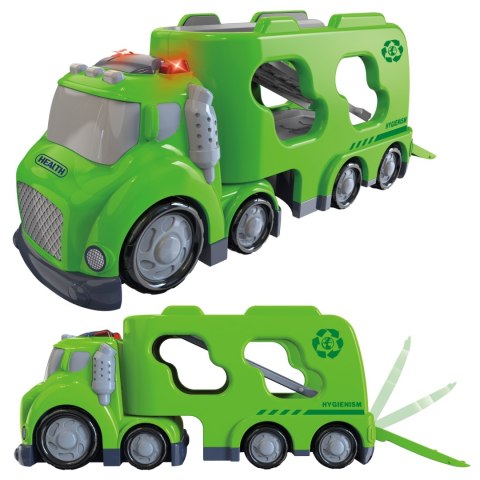 WOOPIE Zielona Laweta City Truck Efekty Dźwiękowe i Świetlne Woopie WOOPIE Zielona Laweta City Truck Efekty Dźwiękowe i Świetlne Woopie