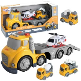 WOOPIE Żółta Laweta City Truck Efekty Dźwiękowe i Świetlne Woopie