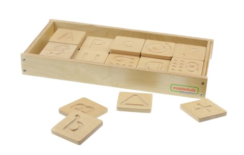 Zabawka Sensoryczna Rozpoznaj Dotykiem Literki Cyfry Kształty Masterkidz Montessori Masterkidz Zabawka Sensoryczna Rozpoznaj Dotykiem Literki Cyfry Kształty Masterkidz Montessori Masterkidz