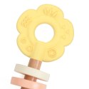 CLASSIC WORLD Drewniana Pastelowa Grzechotka Gryzak 2w1 Kwiatuszek Classic World