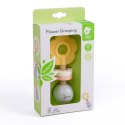 CLASSIC WORLD Drewniana Pastelowa Grzechotka Gryzak 2w1 Kwiatuszek Classic World