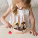 CLASSIC WORLD Drewniany Tort Urodzinowy do Krojenia 19el. Classic World