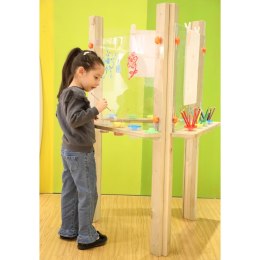CLASSIC WORLD EDU Przezroczysta Sztaluga Tablica Akrylowa XXL Centrum Artystyczne 3w1 Classic World EDU