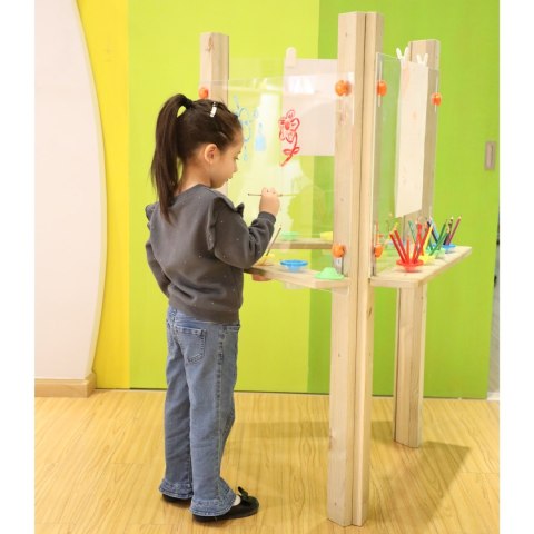 CLASSIC WORLD EDU Przezroczysta Sztaluga Tablica Akrylowa XXL Centrum Artystyczne 3w1 Classic World EDU CLASSIC WORLD EDU Przezroczysta Sztaluga Tablica Akrylowa XXL Centrum Artystyczne 3w1 Classic World EDU