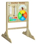 CLASSIC WORLD EDU Tablica Manipulacyjna Kredowa 2w1 Nauka Czasu i Pogody Classic World EDU