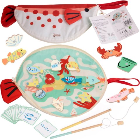CLASSIC WORLD Edukacyjna Gra Łowienie Rybek na Magnes z Kartami do Nauki Liczenia Classic World CLASSIC WORLD Edukacyjna Gra Łowienie Rybek na Magnes z Kartami do Nauki Liczenia Classic World