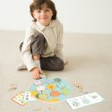 CLASSIC WORLD Gra Sensoryczna Liść Lotosu Dopasuj Kształty i Kolory Classic World
