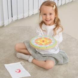 CLASSIC WORLD Pastelowa Mandala Układanka Montessori Mozaika Kwiaty Classic World