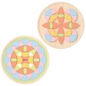 CLASSIC WORLD Pastelowa Mandala Układanka Montessori Mozaika Kwiaty Classic World