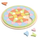 CLASSIC WORLD Pastelowa Mandala Układanka Montessori Mozaika Kwiaty Classic World