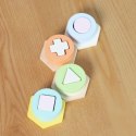 CLASSIC WORLD Sorter Montessori Kształtów i Kolorów Układanka Wieża Classic World