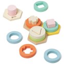 CLASSIC WORLD Sorter Montessori Kształtów i Kolorów Układanka Wieża Classic World