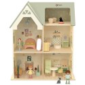CLASSIC WORLD Wielki Drewniany Domek dla Lalek z mebelkami Classic World