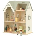 CLASSIC WORLD Wielki Drewniany Domek dla Lalek z mebelkami Classic World
