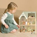 CLASSIC WORLD Wielki Drewniany Domek dla Lalek z mebelkami Classic World
