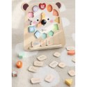 CLASSIC WORLD Zegar Miś Montessori Edukacyjny 3w1 Nauka Czasu Liczenia i Daty Classic World