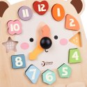 CLASSIC WORLD Zegar Miś Montessori Edukacyjny 3w1 Nauka Czasu Liczenia i Daty Classic World