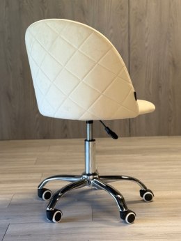 Krzesło obrotowe GLORIA OFFICE CREAM VELVET Lugano