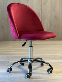 Krzesło obrotowe GLORIA OFFICE WINE VELVET Lugano