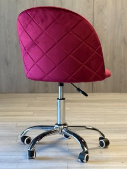 Krzesło obrotowe GLORIA OFFICE WINE VELVET Lugano