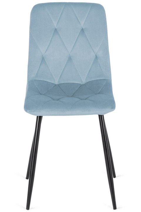 Krzesło tapicerowane BORGO VELVET LIGHT BLUE II GATUNEK Lugano Krzesło tapicerowane BORGO VELVET LIGHT BLUE II GATUNEK Lugano