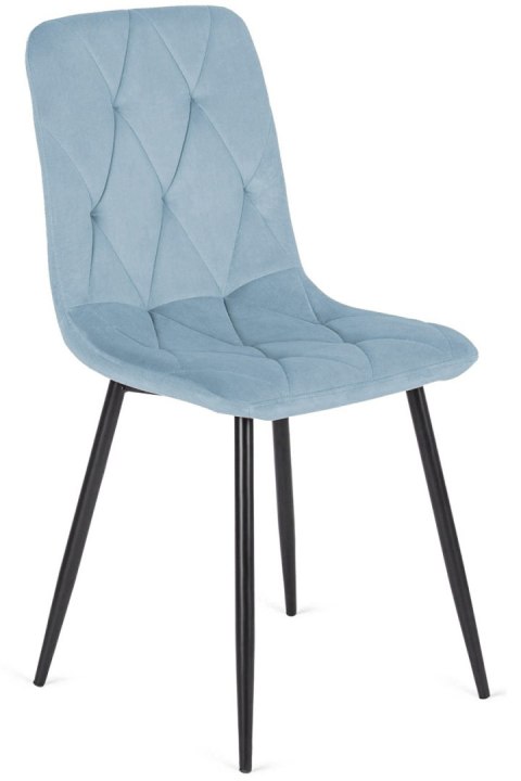 Krzesło tapicerowane BORGO VELVET LIGHT BLUE II GATUNEK Lugano Krzesło tapicerowane BORGO VELVET LIGHT BLUE II GATUNEK Lugano