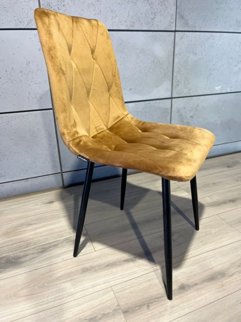 Krzesło tapicerowane BORGO VELVET TRUFLE II GATUNEK Lugano Krzesło tapicerowane BORGO VELVET TRUFLE II GATUNEK Lugano