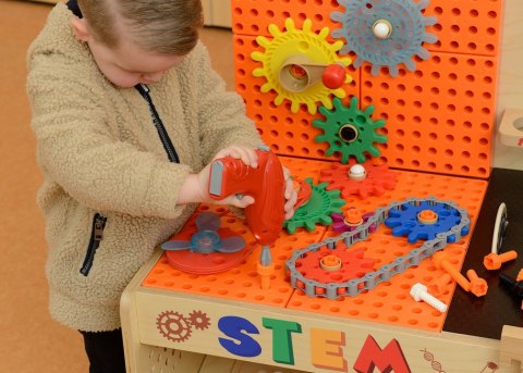 MASTERKIDZ Drewniany Warsztat XXL Montessori STEM z Narzędziami + Akcesoria Masterkidz MASTERKIDZ Drewniany Warsztat XXL Montessori STEM z Narzędziami + Akcesoria Masterkidz