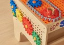 MASTERKIDZ Drewniany Warsztat XXL Montessori STEM z Narzędziami + Akcesoria Masterkidz