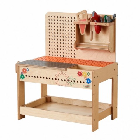 MASTERKIDZ Drewniany Warsztat Montessori STEM z Narzędziami + Akcesoria Masterkidz MASTERKIDZ Drewniany Warsztat Montessori STEM z Narzędziami + Akcesoria Masterkidz