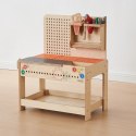 MASTERKIDZ Drewniany Warsztat Montessori STEM z Narzędziami + Akcesoria Masterkidz